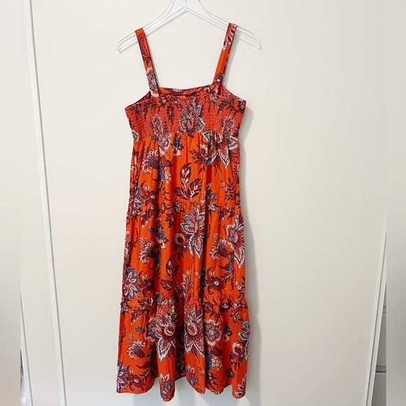 RHODE X TARGET NWT Floral Leafy Printed Midi Dress - Picture 5 of 6